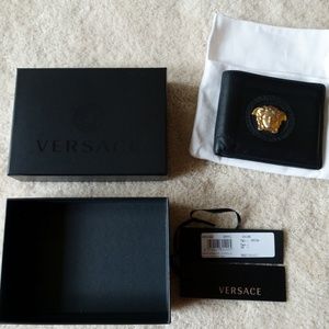 2016 Versace Palazzo Calf Leather Wallet